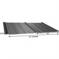 Galvalume 5V Crimp 24 IN Wide Panel