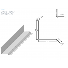GulfRib Sidewall Flashing W/ Caulk Edge SW1C GulfRib Sidewall Flashing W/ Caulk Edge SW1C