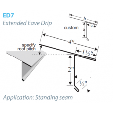Extended Eave Drip ED7