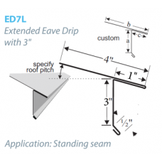 Extended Eave Drip Long ED7L