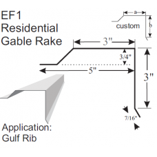 GulfRib Gable Rake EF1