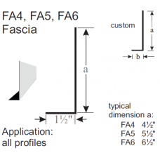 4.5 IN X 1.5 IN Fascia FA4
