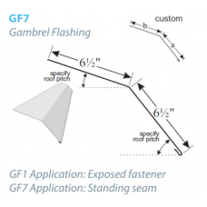 Standing Seam Gambrel Flashing GF7