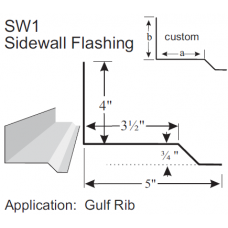 GulfRib Sidewall Flashing SW1