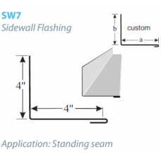 Standing Seam Sidewall Flashing SW7