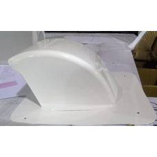 4 inch Galvalume Gooseneck Vent 4 inch Galvalume Gooseneck Vent